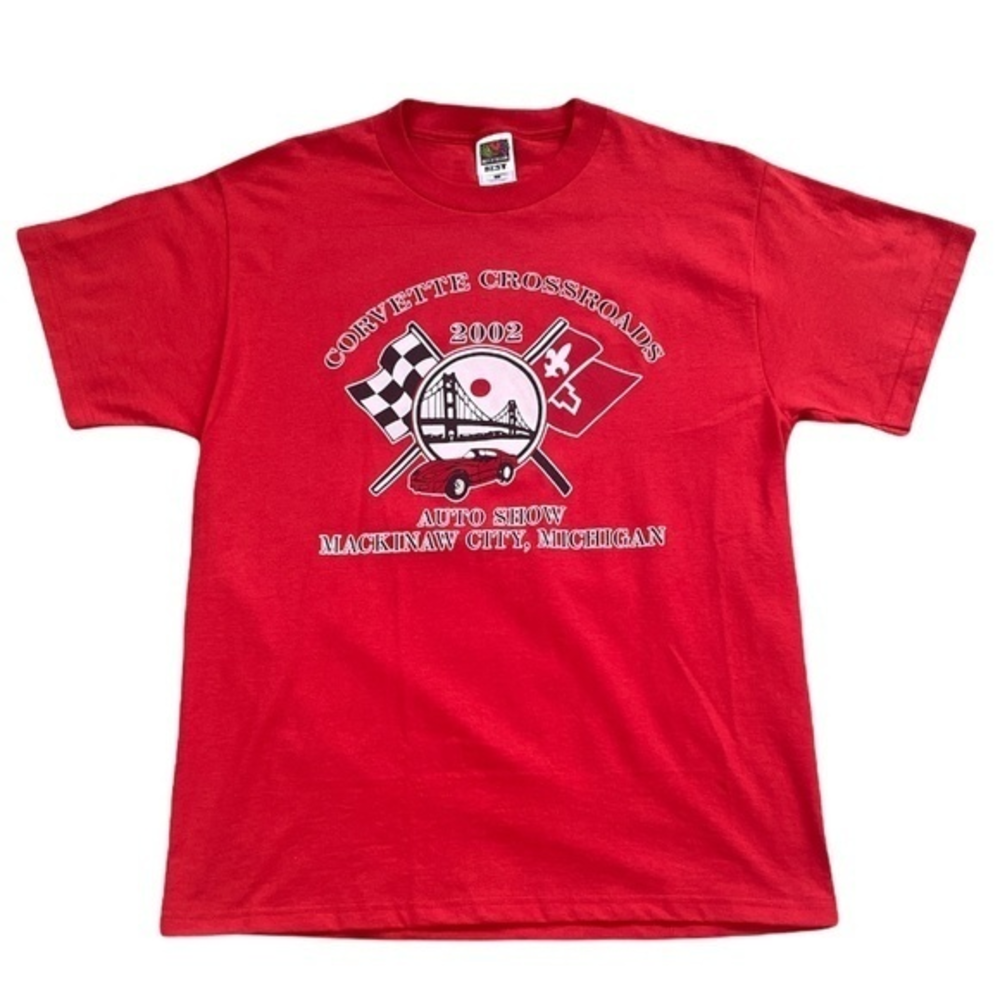 Red Corvette‎ 2002 T-shirt Top NWOT Sz. L (unisex)